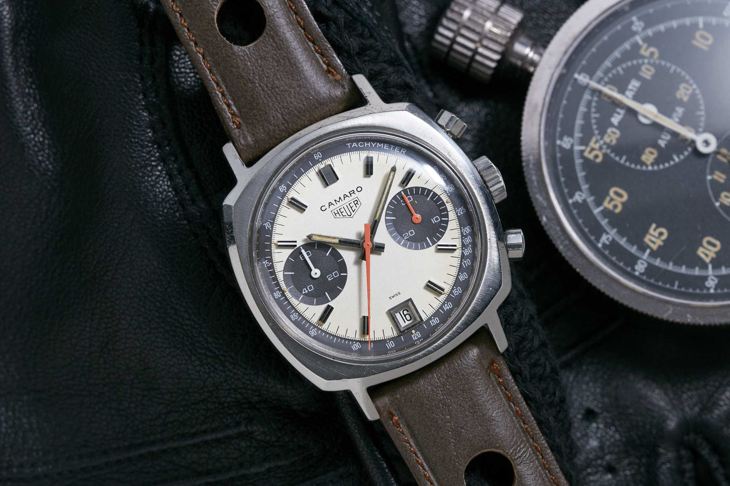 Heuer Camaro Date Exotic Dial