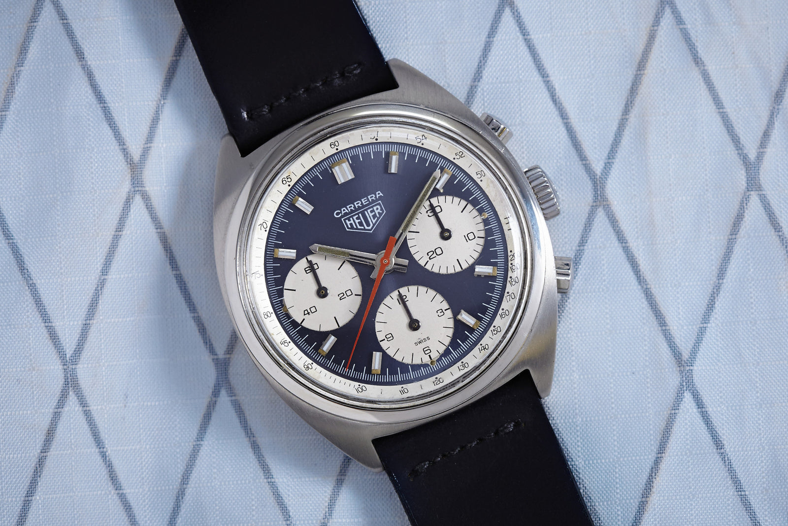 Heuer Carrera 73653 Manual Wind -1974