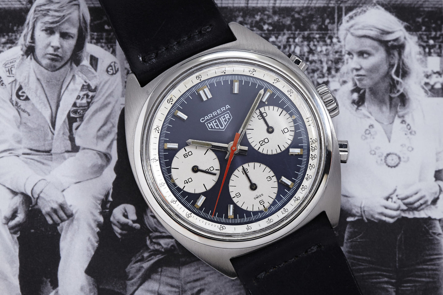 Heuer Carrera 73653 Manual Wind -1974