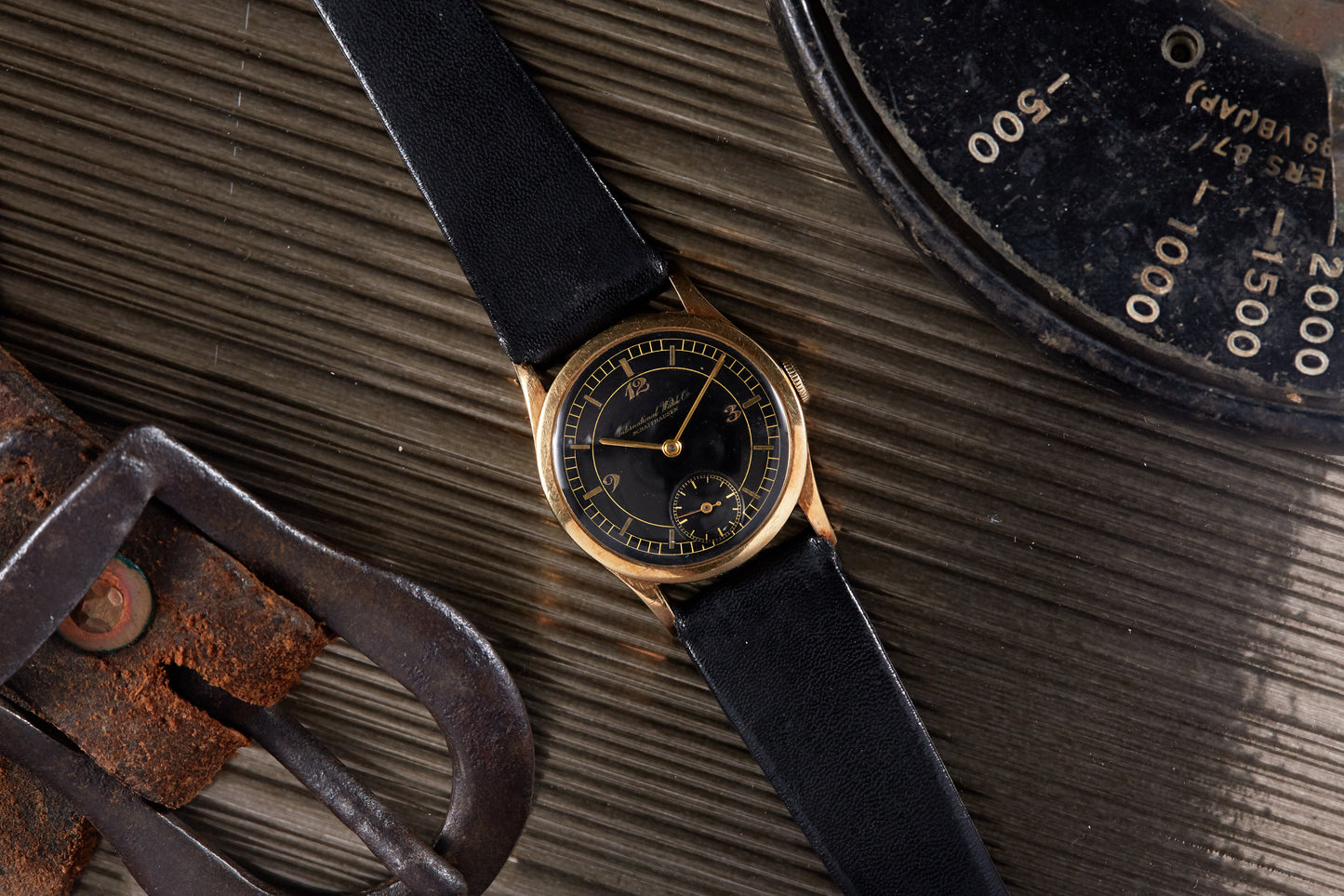 IWC Sector Dial Yellow Gold