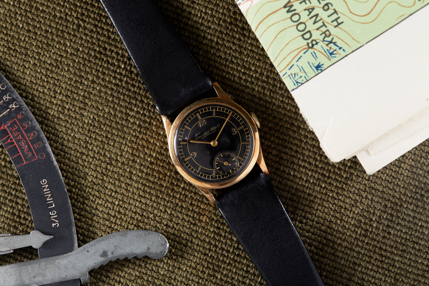 IWC Sector Dial Yellow Gold