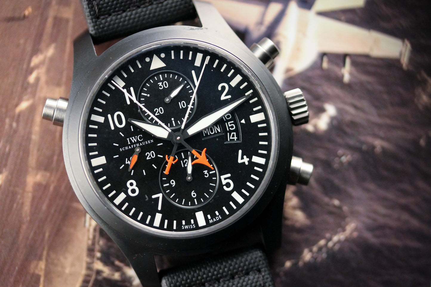 IWC Doppelchronograph Ref. 3799 Ceramic Top Gun Edition