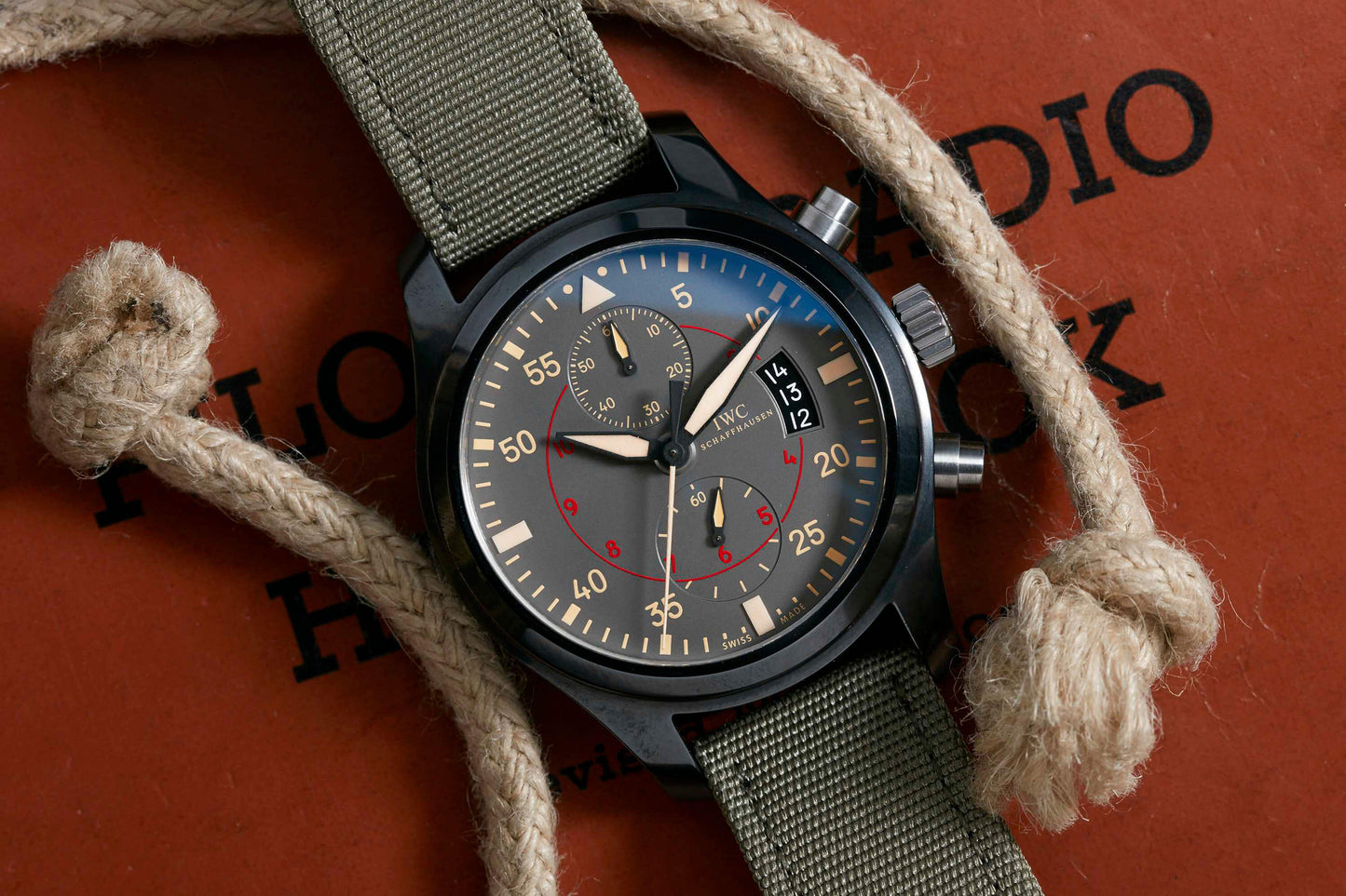 IWC Fliegeruhr 'Top Gun' Chronograph