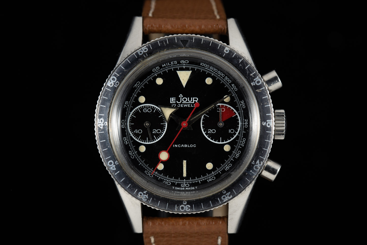 LeJour 'Broad Arrow' Chronograph