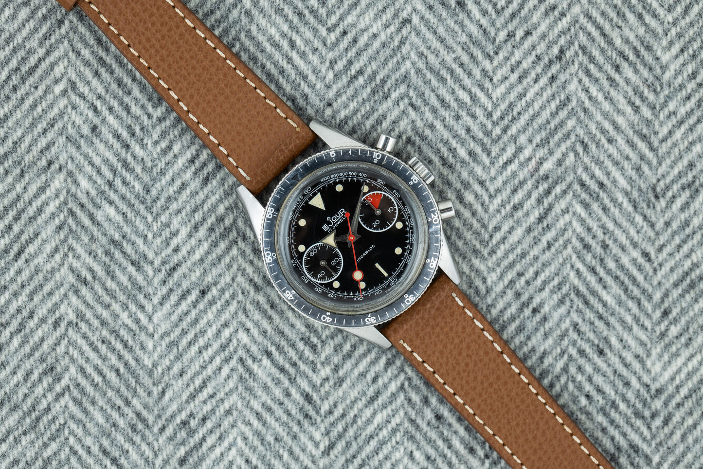 LeJour 'Broad Arrow' Chronograph