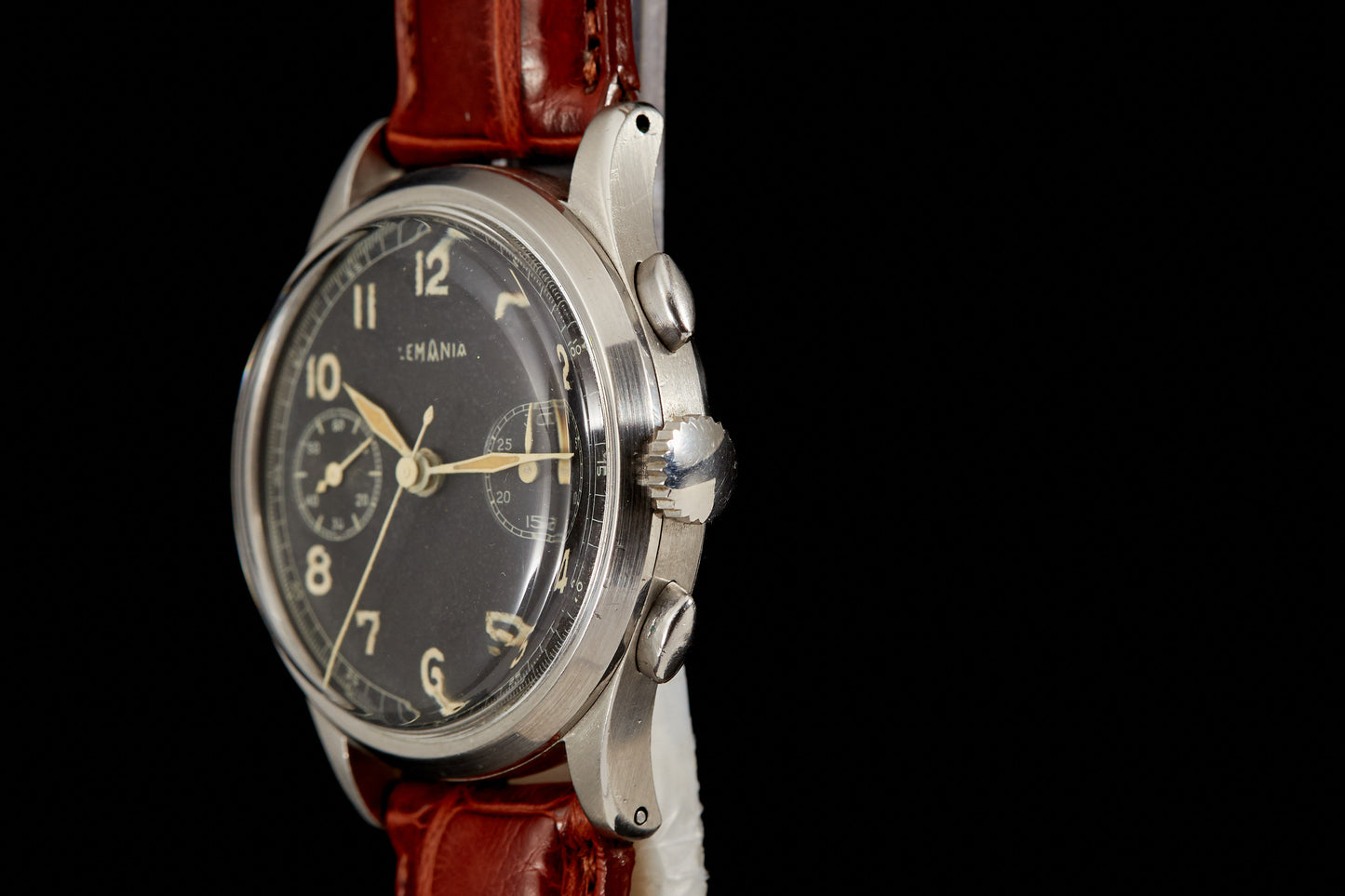 Lemania Two Register Chronograph