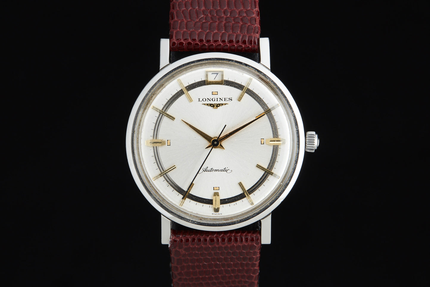 Longines Steel Gents Watch With Date