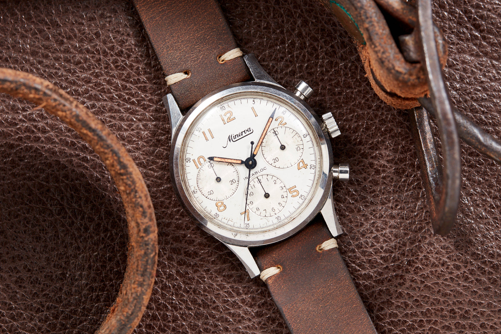 Minerva Triple Register Chronograph