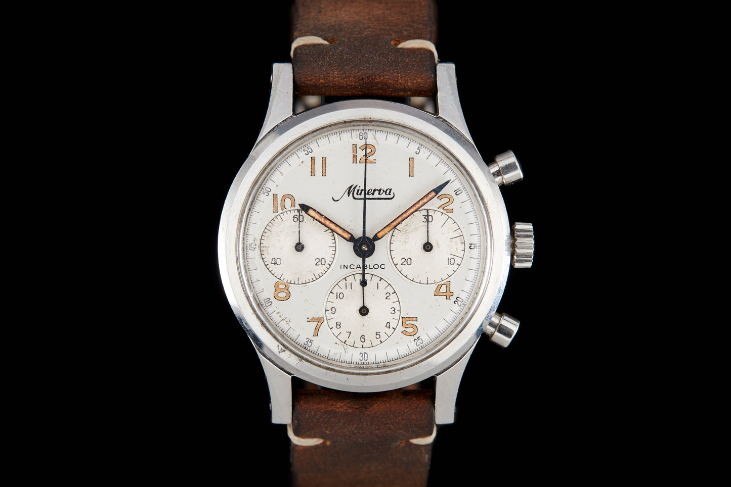 Minerva Triple Register Chronograph