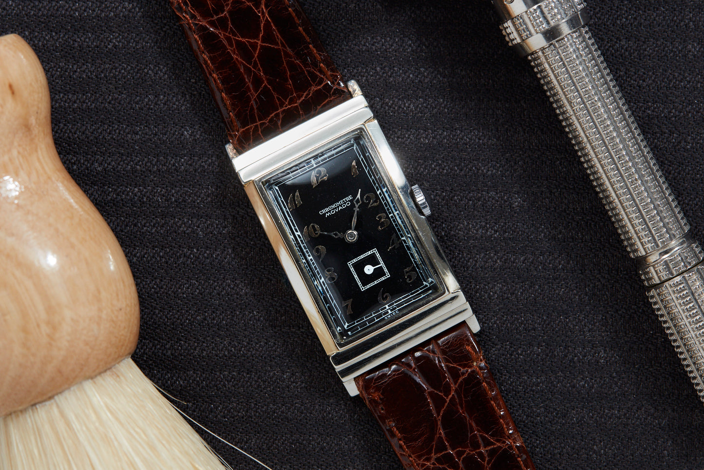 Movado Rectangular Dress Watch