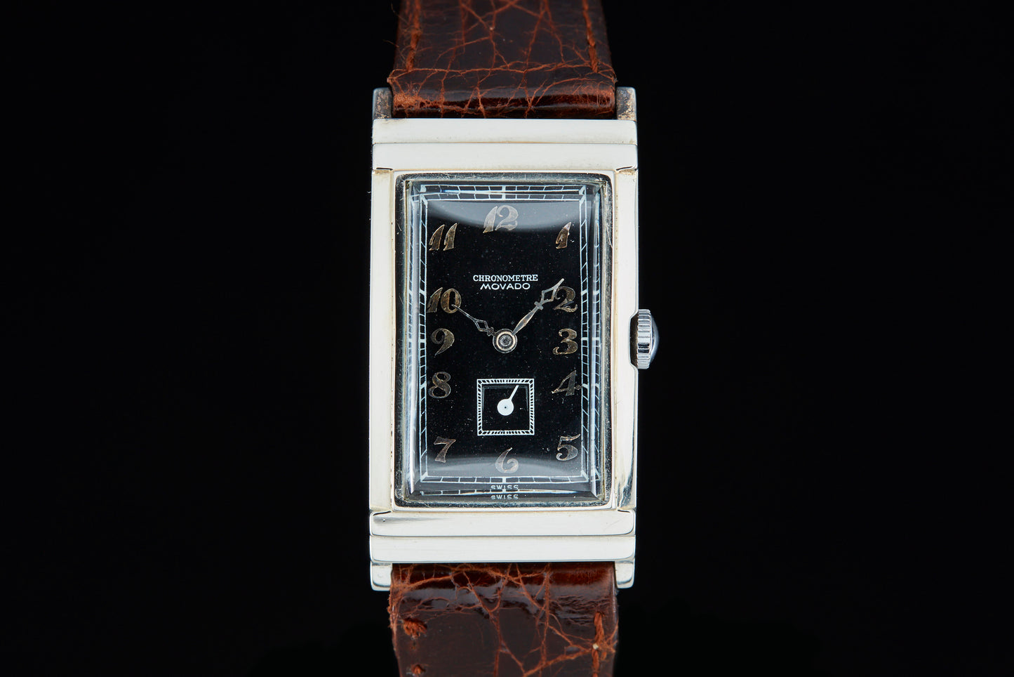 Movado Rectangular Dress Watch