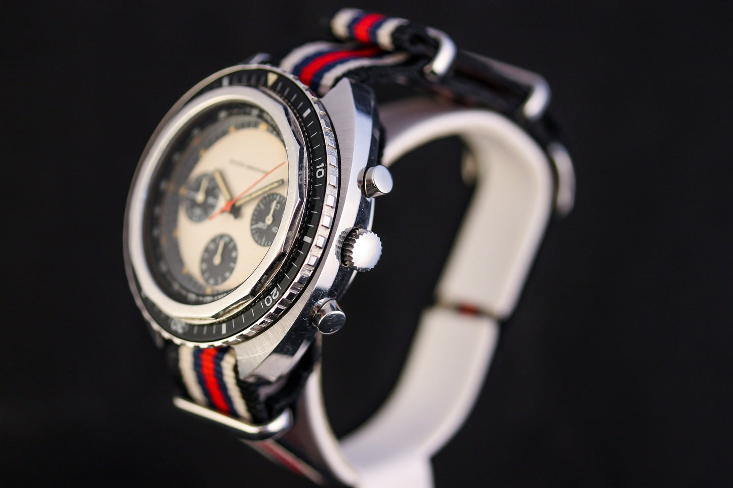 Nivada Grenchen Chronograph - Panda Dial