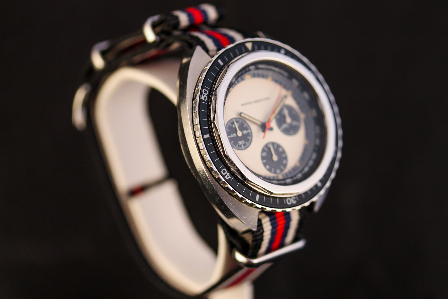 Nivada Grenchen Chronograph - Panda Dial