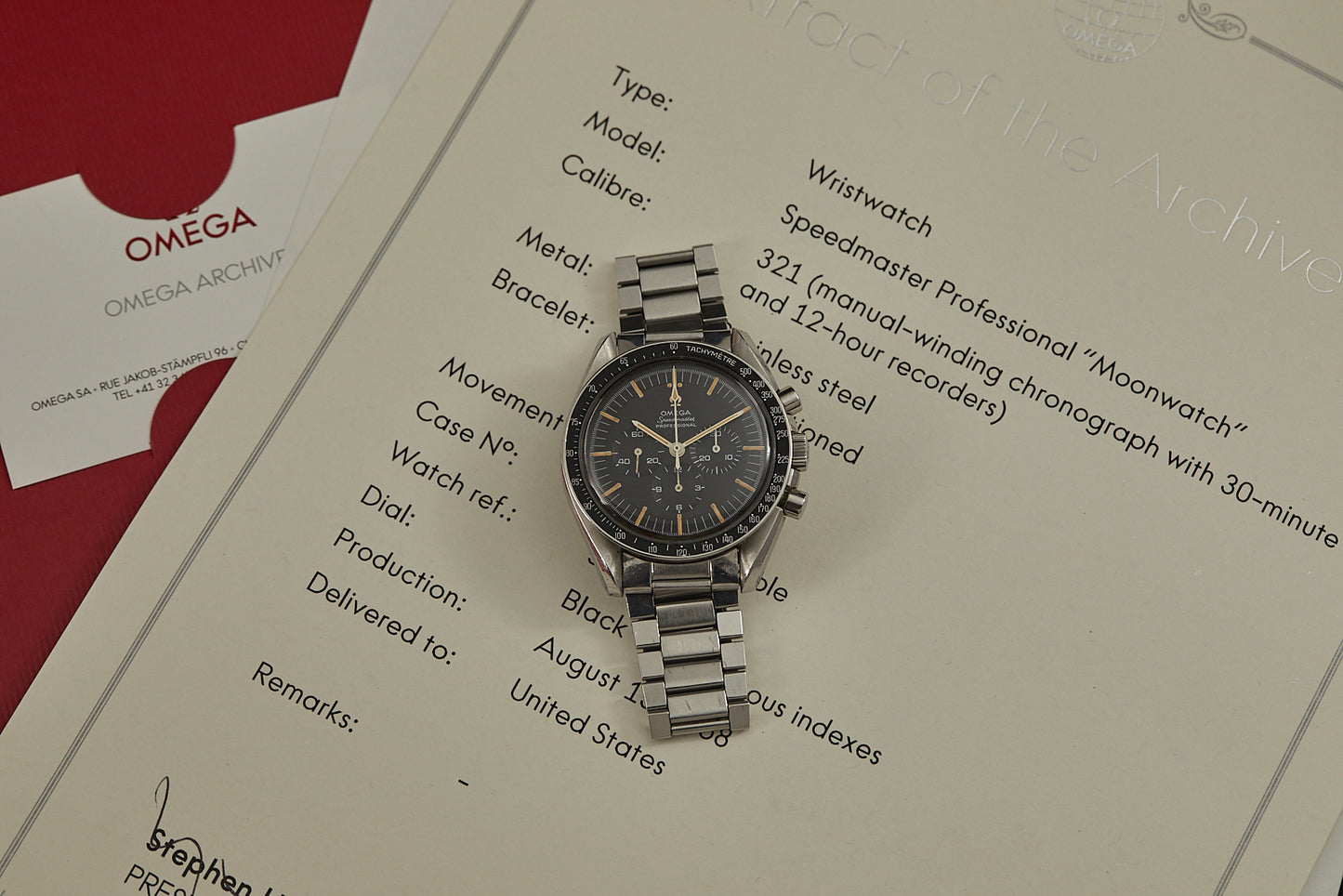 Omega Speedmaster Professional