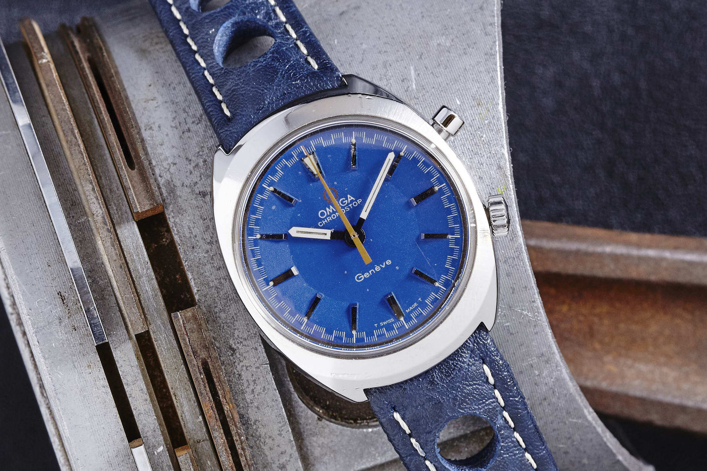Omega Chronostop Blue