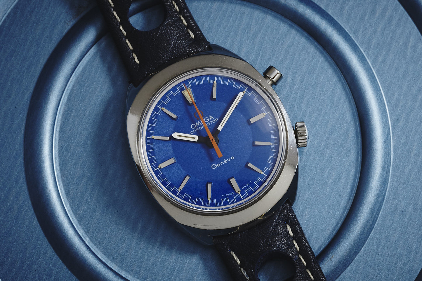 Omega Chronostop Blue