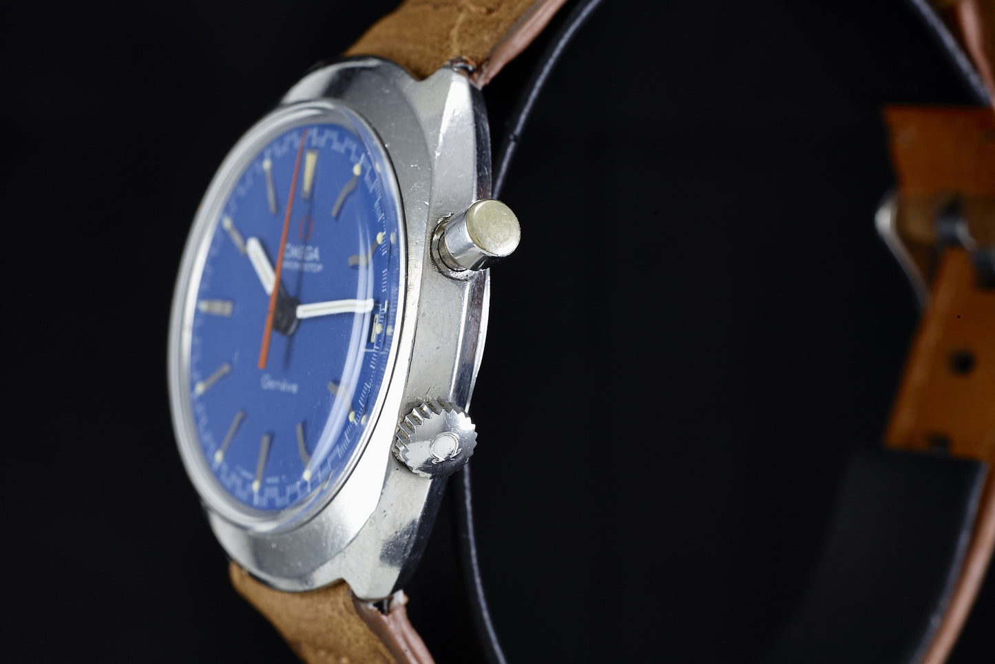 Omega Chronostop Blue Dial - Gear Patrol Exclusive
