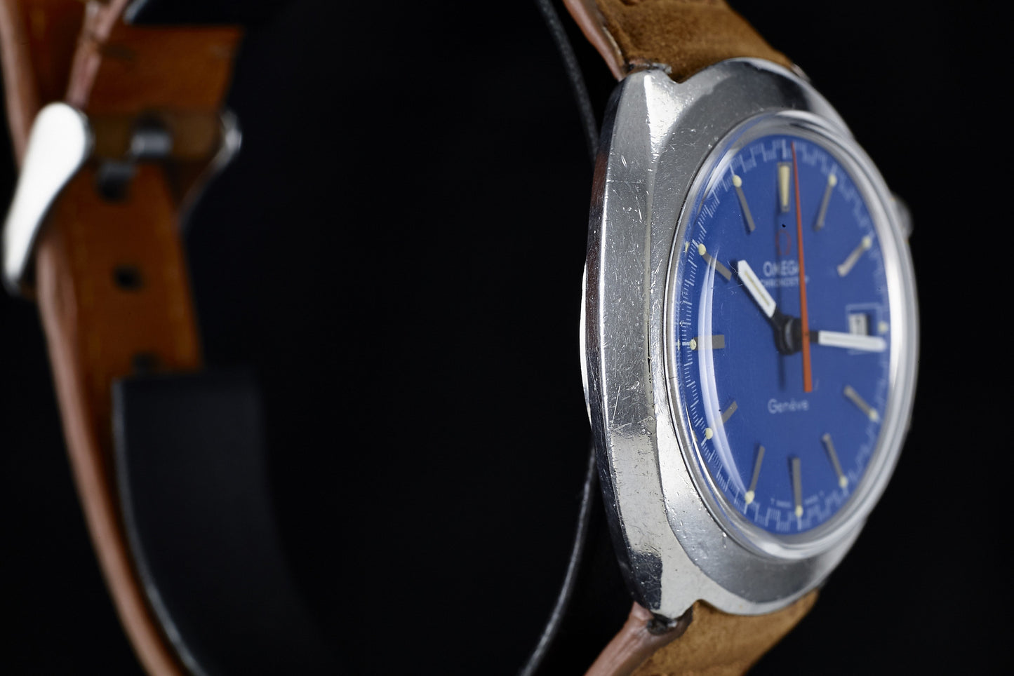 Omega Chronostop Blue Dial - Gear Patrol Exclusive