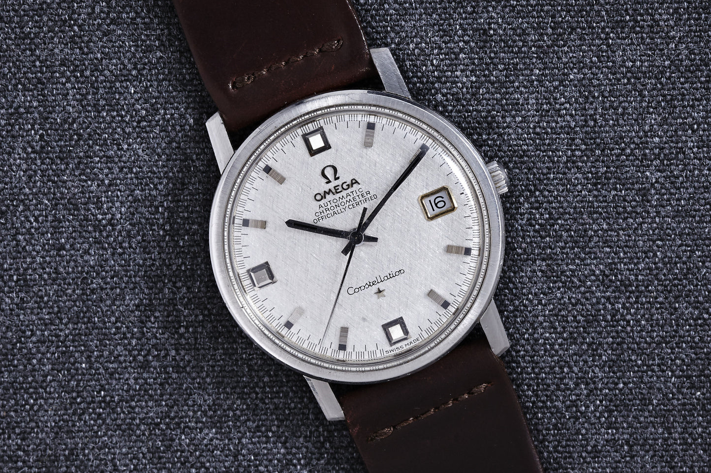 Omega Constellation Linen Dial 1960s