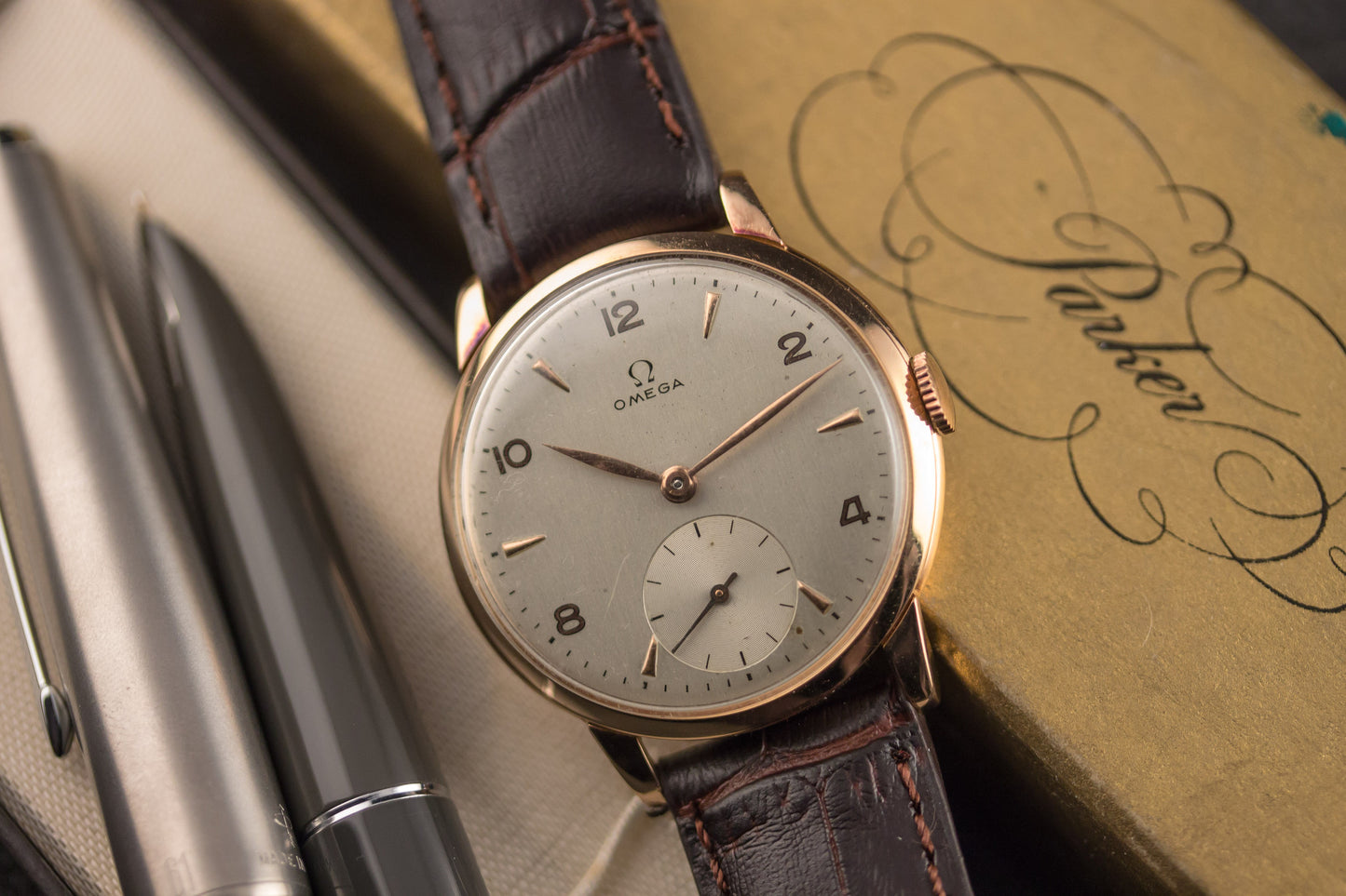 Omega Pink Gold Dress Watch - 1950s