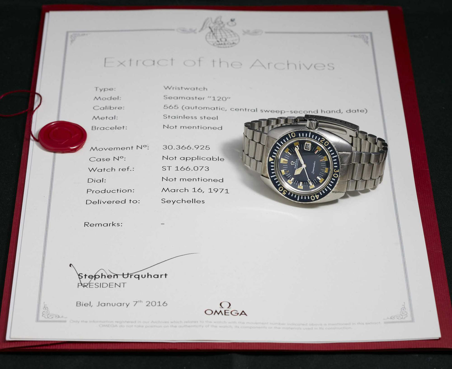 Omega Seamaster 120