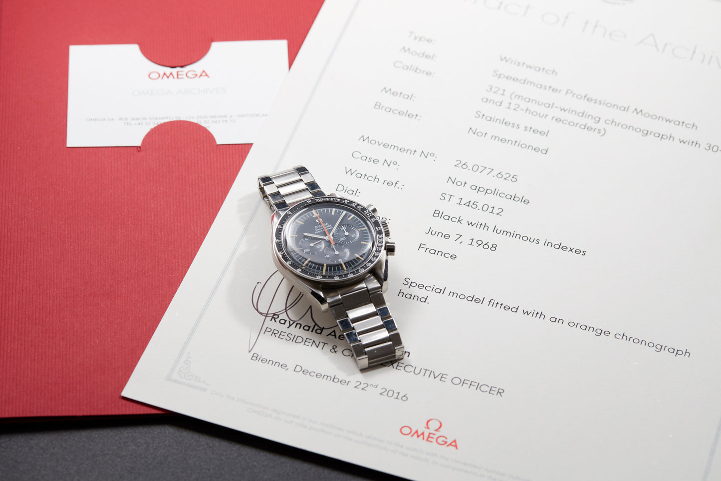 Omega Speedmaster Professional "Ultraman"