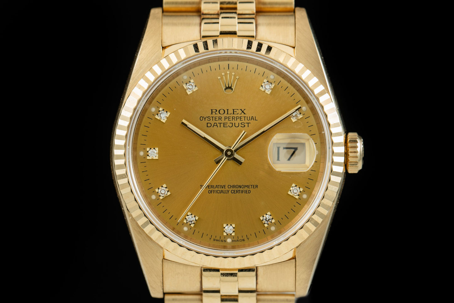 Rolex Datejust 18k Diamond Dial