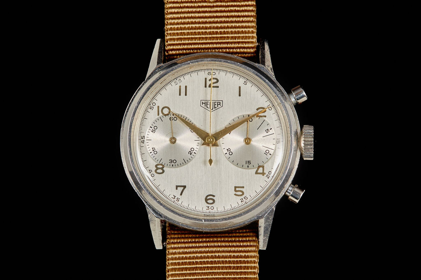 Heuer Dual Register Oversized Chronograph