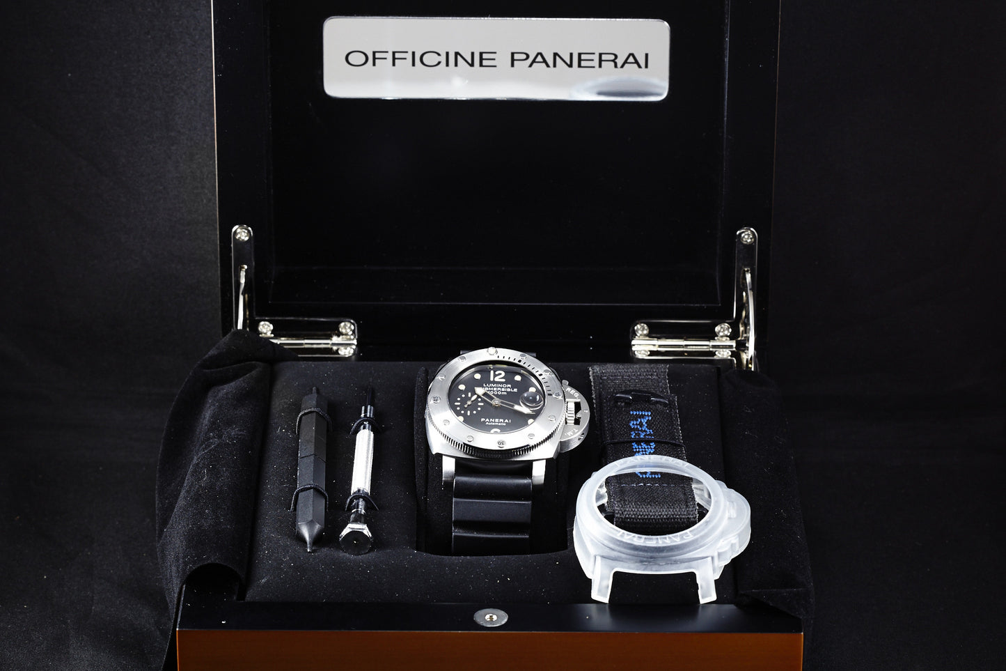Panerai PAM243 Luminor Submersible Tritium Dial Box & Papers