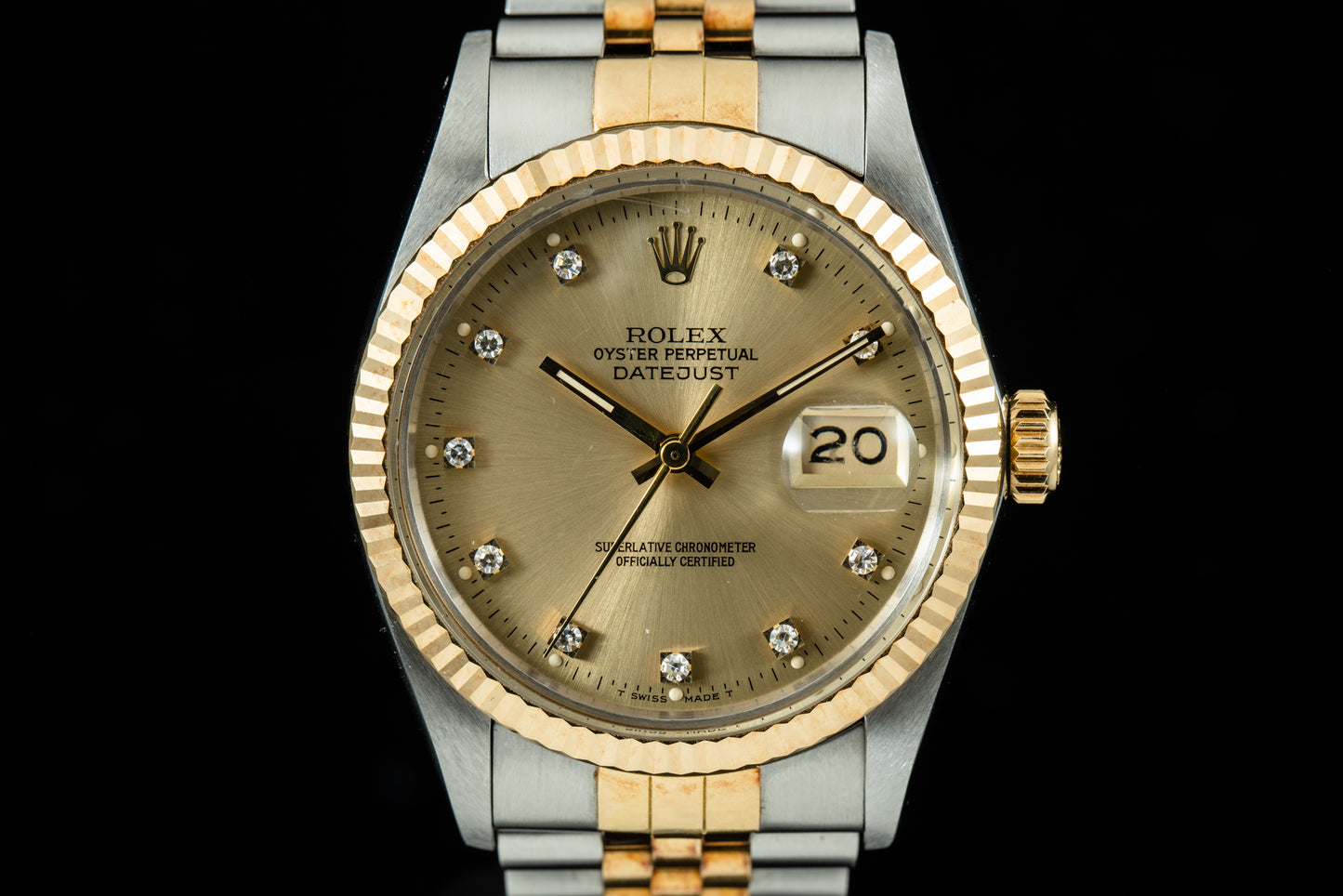 Rolex Datejust Two-Tone Diamond Dial