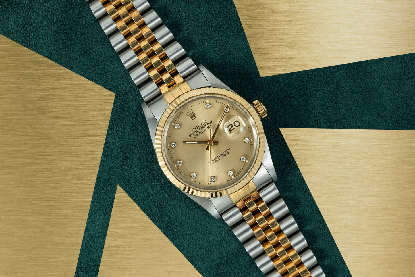 Rolex Datejust Two-Tone Diamond Dial