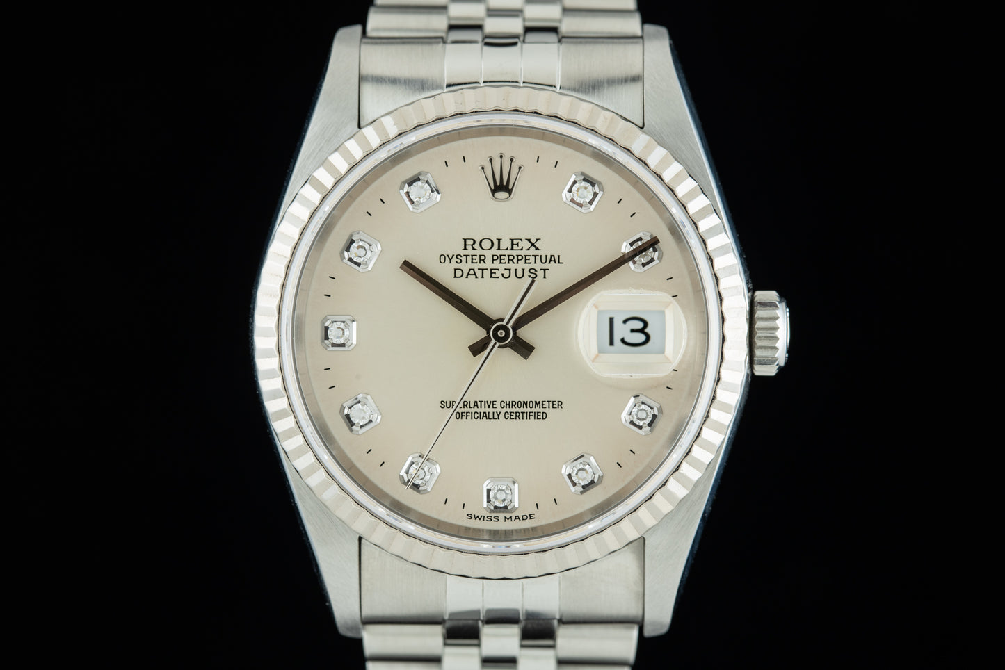 Rolex Datejust Quickset Diamond Dial