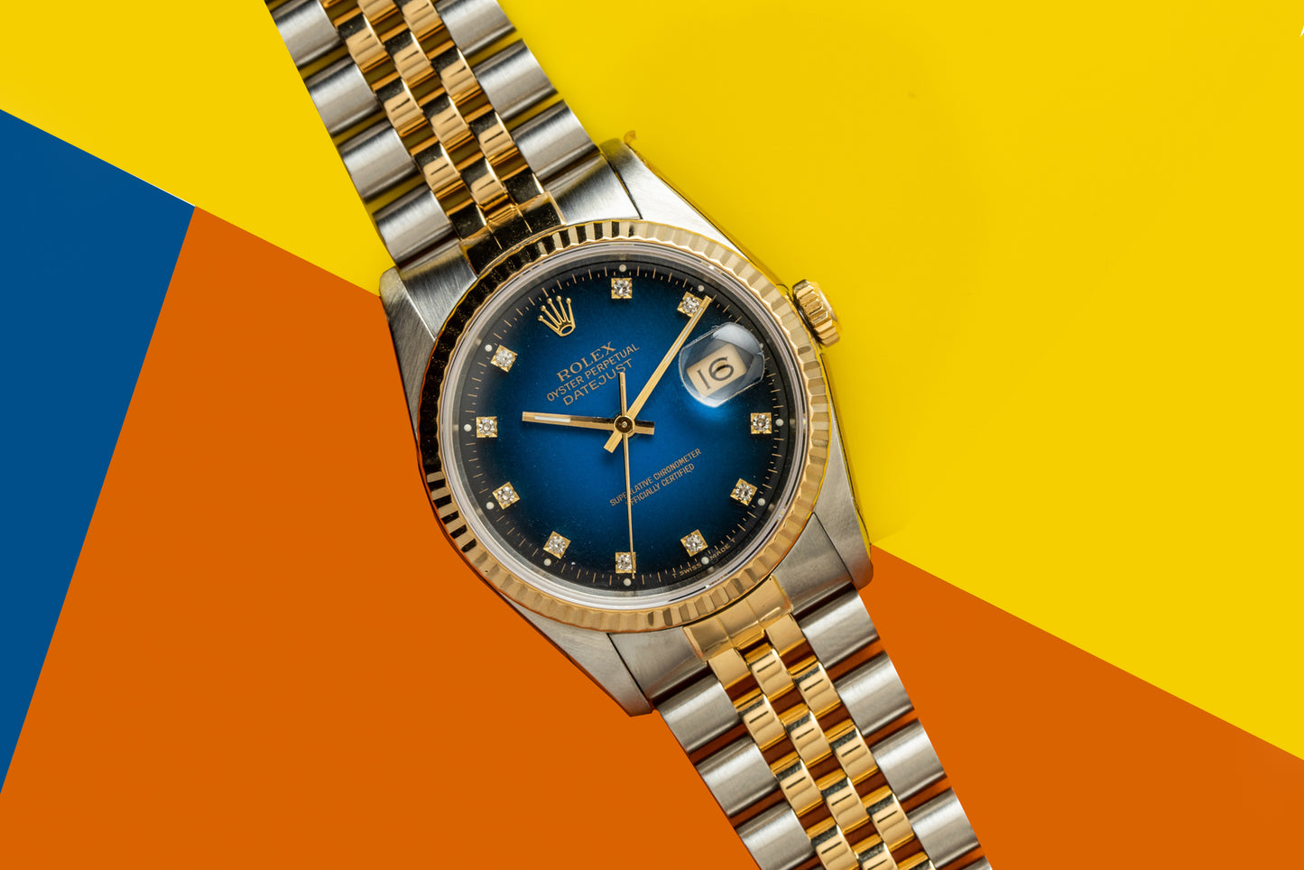 Rolex Datejust Two-Tone Diamond Vignette Dial