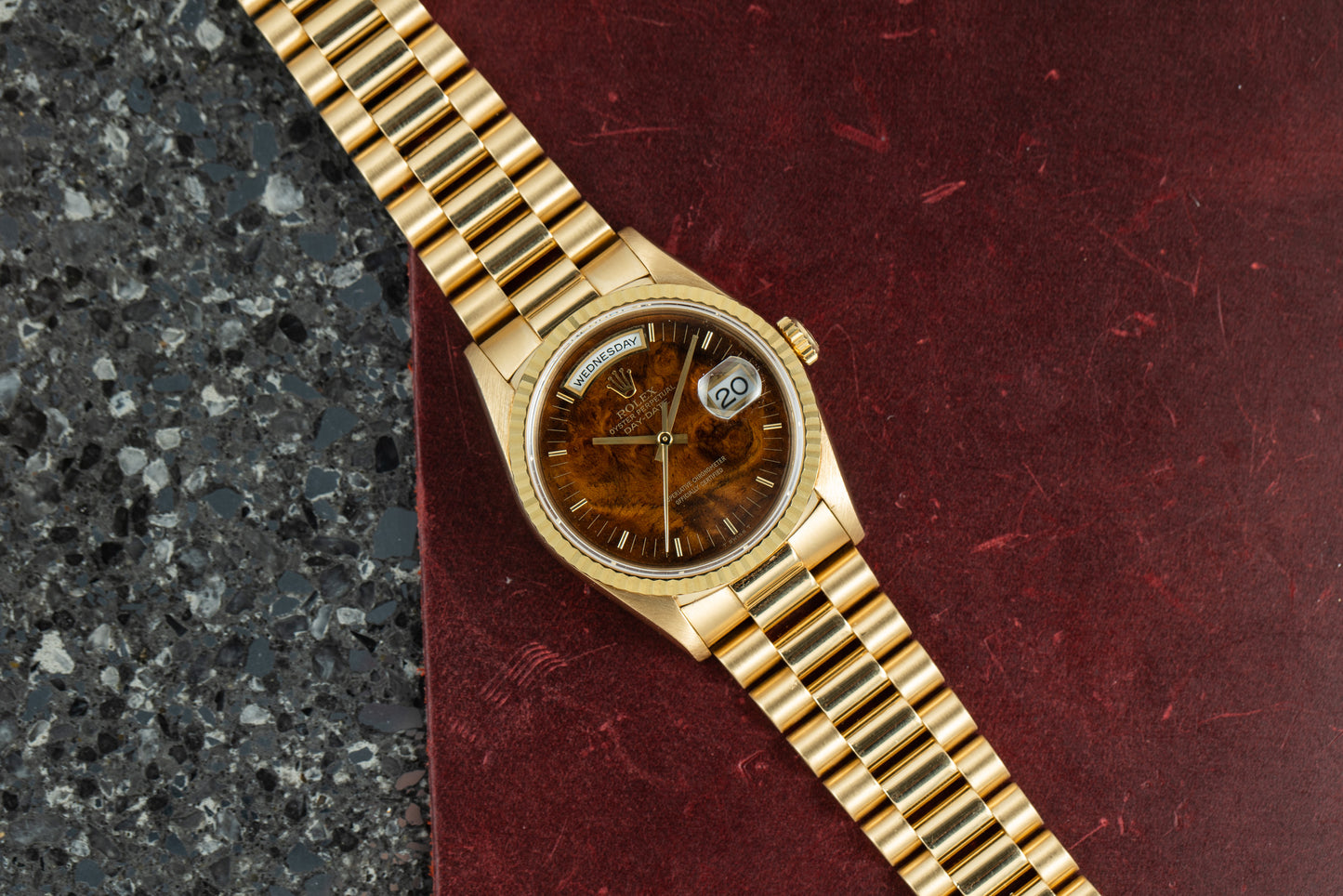 Rolex Day-Date Walnut Dial