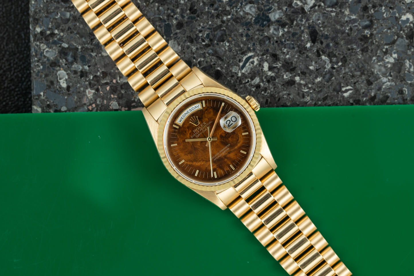 Rolex Day-Date Walnut Dial