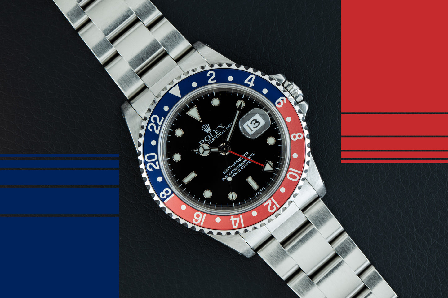 Rolex GMT-Master Pepsi 'Swiss Only'
