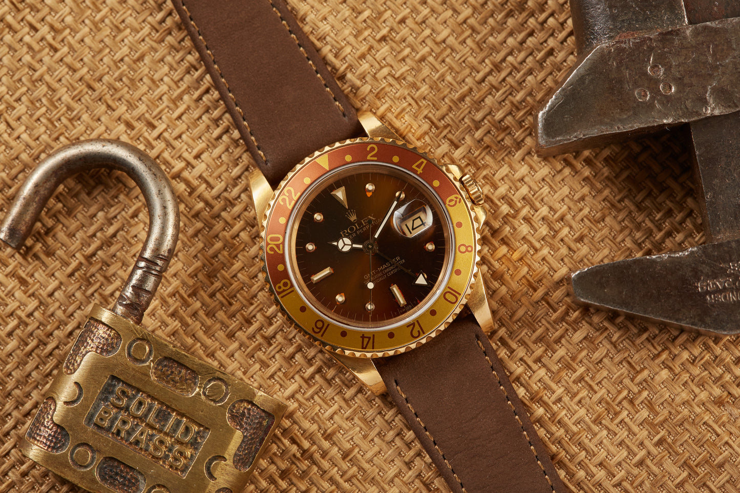 Rolex 18k GMT Master Rootbeer