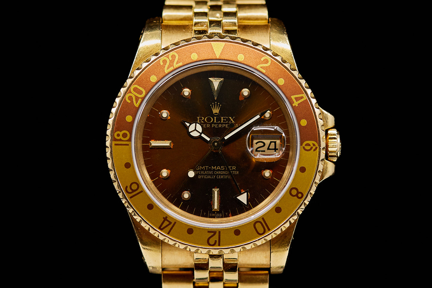 Rolex GMT Master 18k Rootbeer