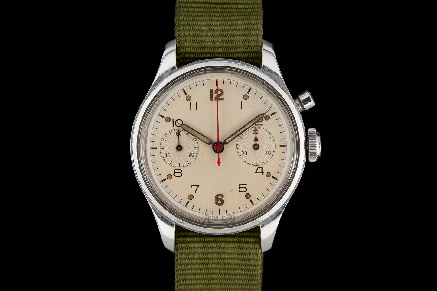 Rodania Royal Canadian Navy Monopusher Chronograph