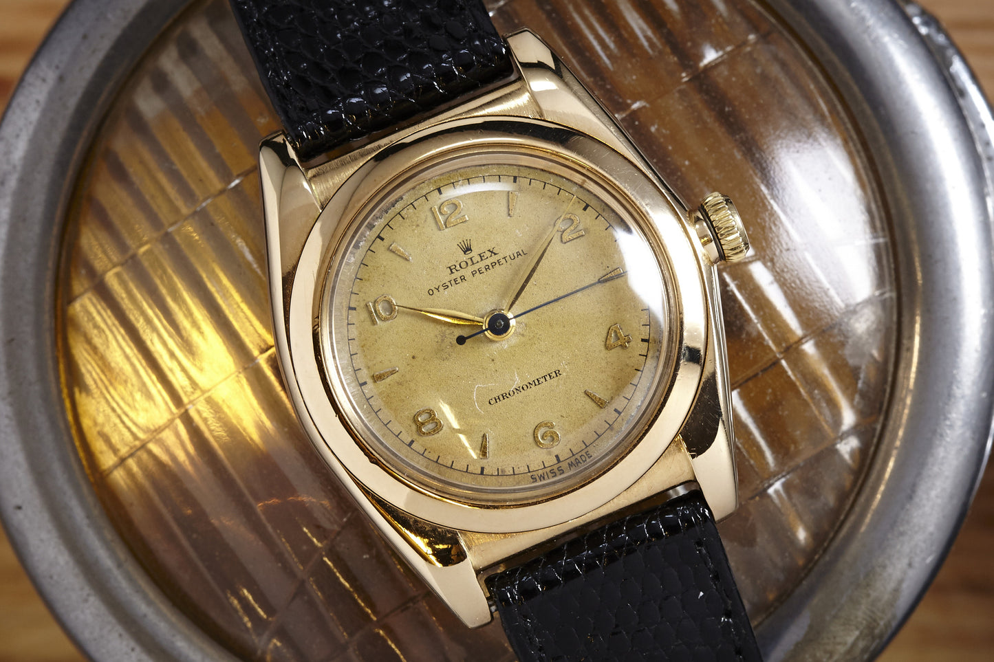 Rolex Bubbleback Pink Gold Ref. 3131