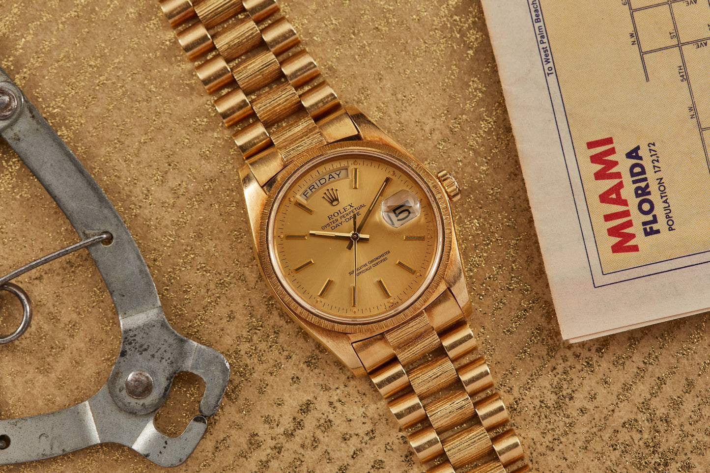 Rolex Day Date Bark Finish