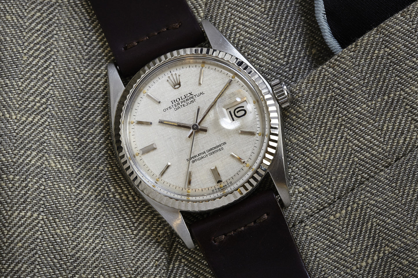 Rolex Datejust 1601 Linen Dial - 1971