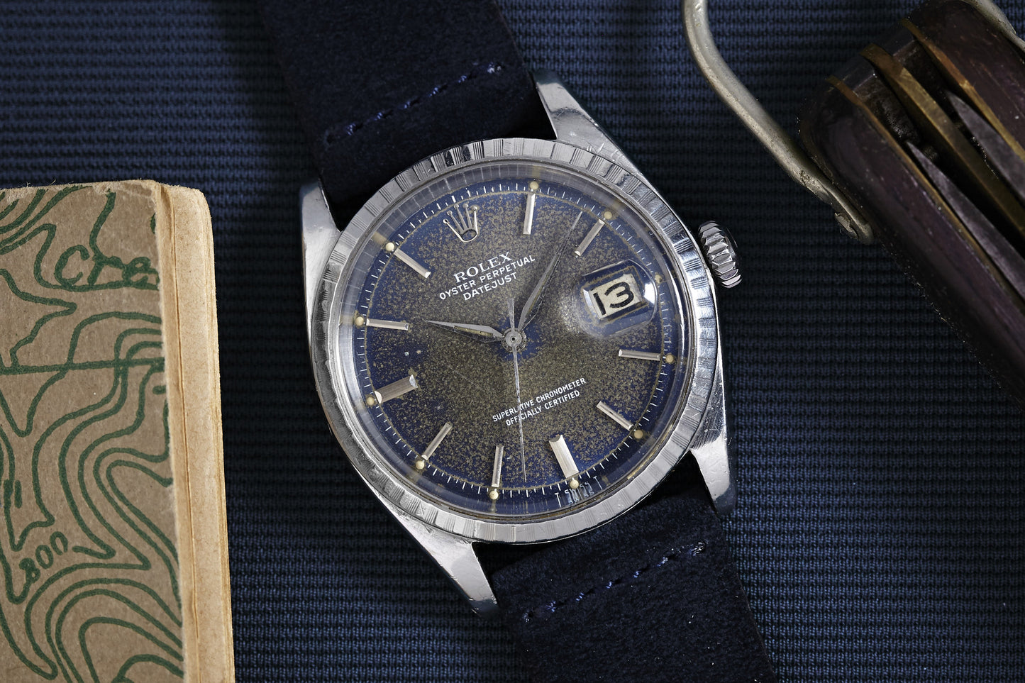 Rolex Datejust 1603 Blue Patinated Dial - 1967