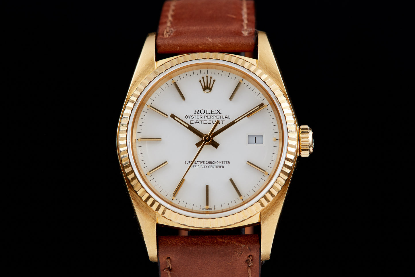 Rolex Datejust 18k Gold