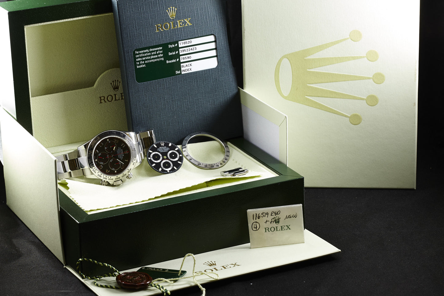 Rolex Daytona Steel with Arabic Racing Dial Box & Papers