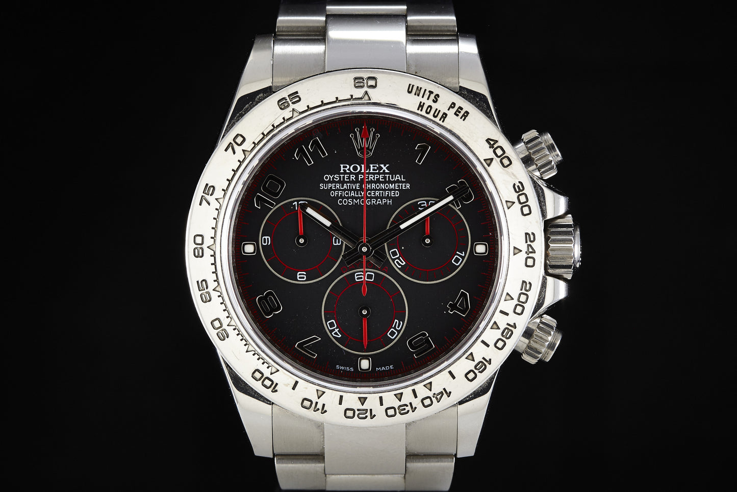 Rolex Daytona Steel with Arabic Racing Dial Box & Papers