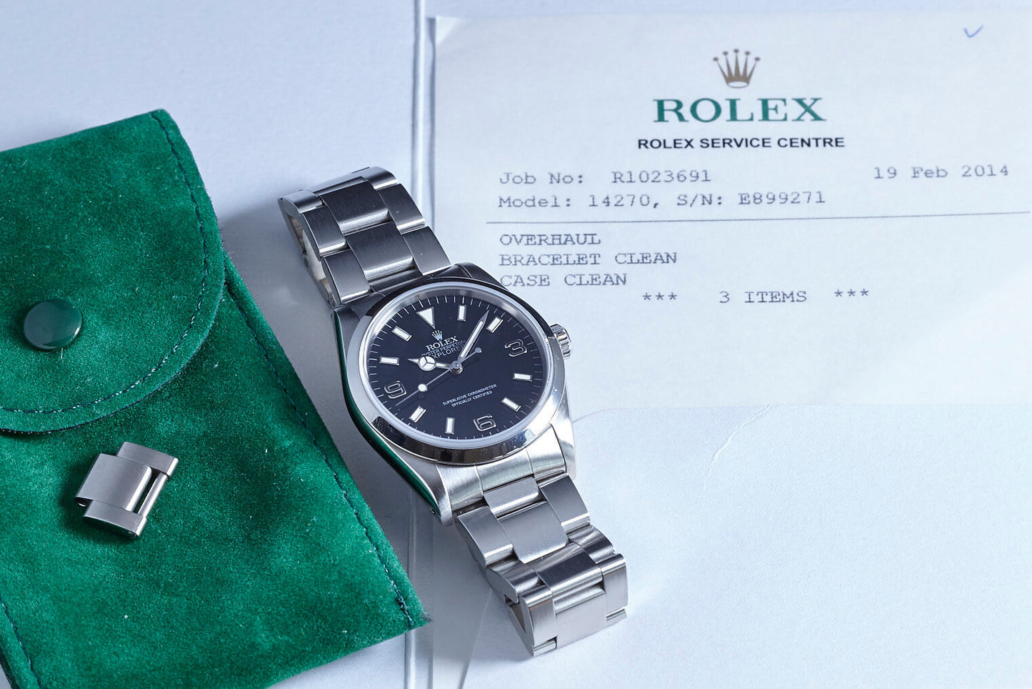 Rolex Explorer "Blackout"