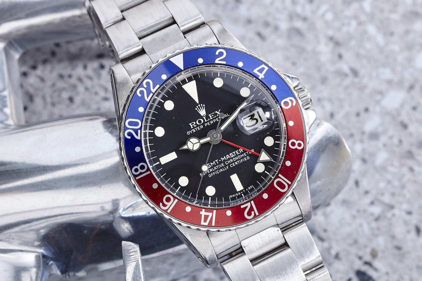 Rolex GMT Master 1675 Pepsi Bezel