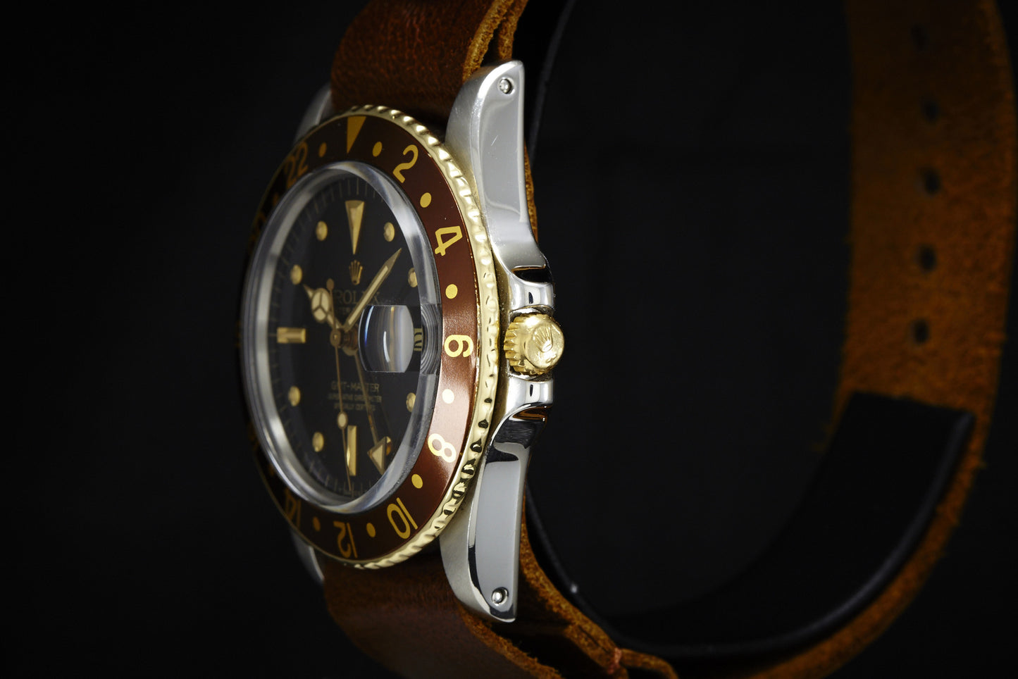 Rolex GMT Master 1675 'Root Beer" Nipple Dial