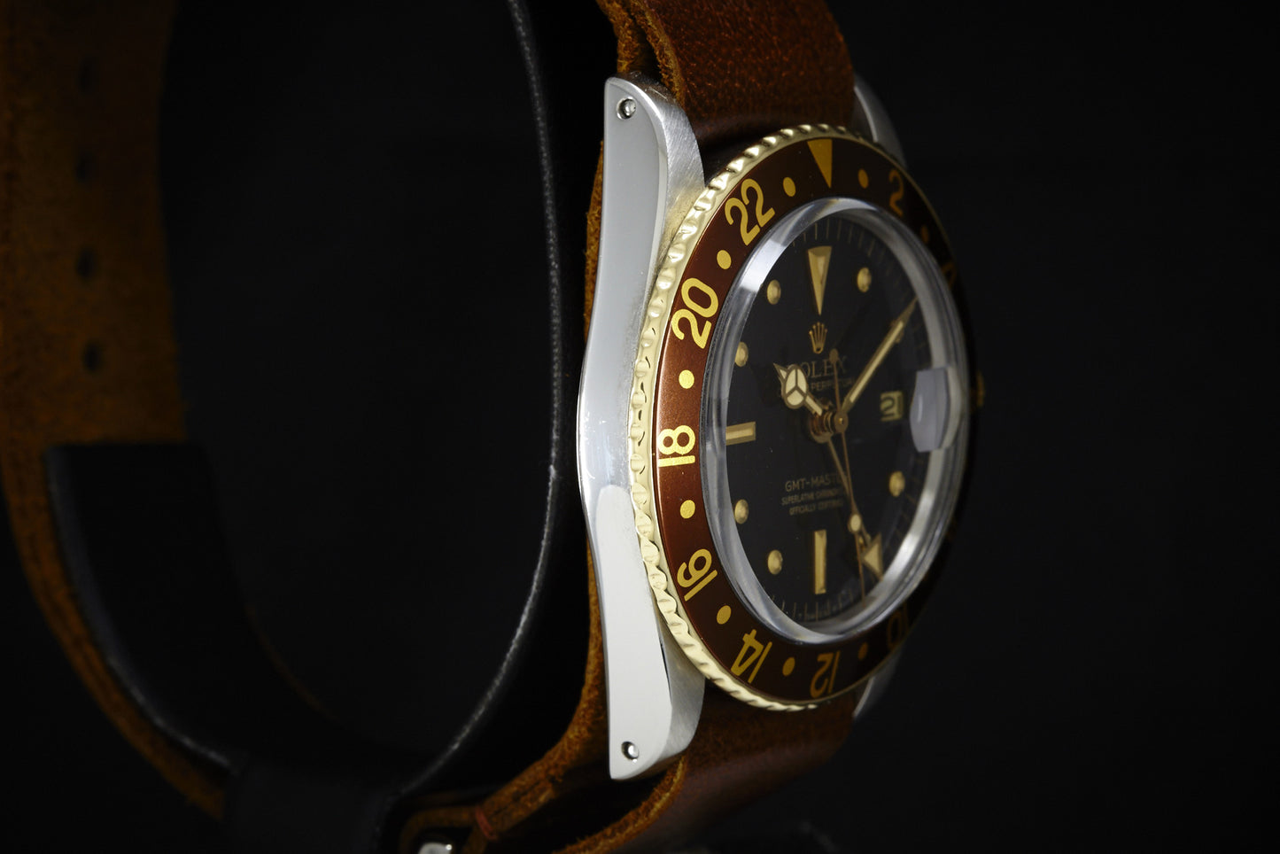 Rolex GMT Master 1675 'Root Beer" Nipple Dial